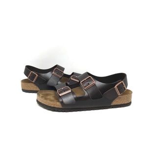 Authentic Birkenstock Unisex Milano SFB in Brown